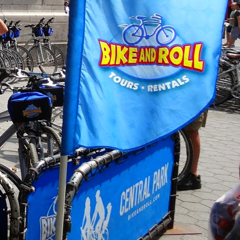 bike and roll banner