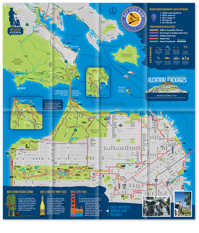 sf bike map